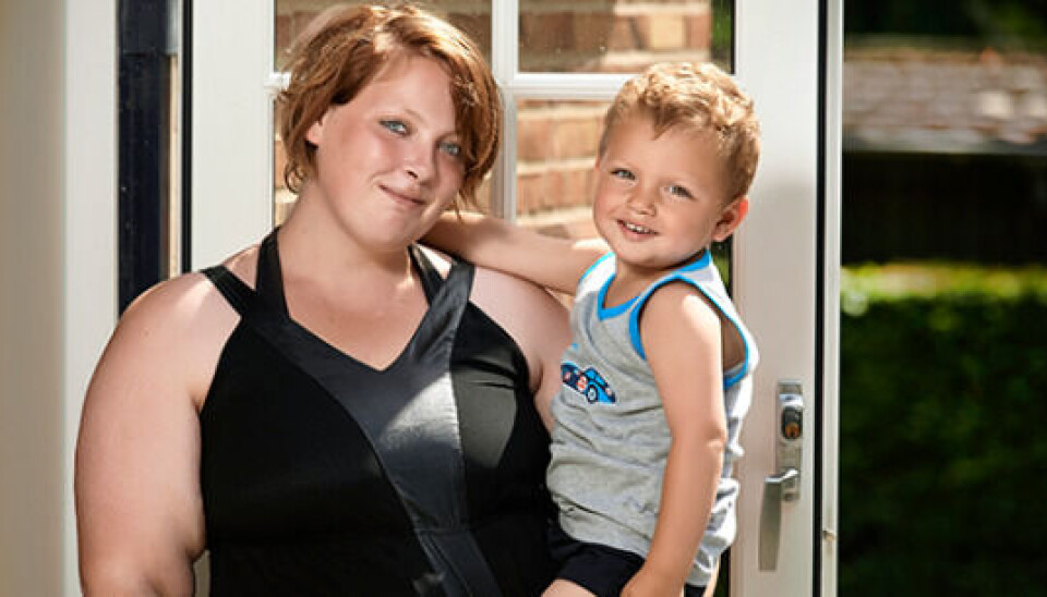 Vi mødte Natacha Nikita og sønnen Remi i 'De unge mødre'. Foto: Kanal 4