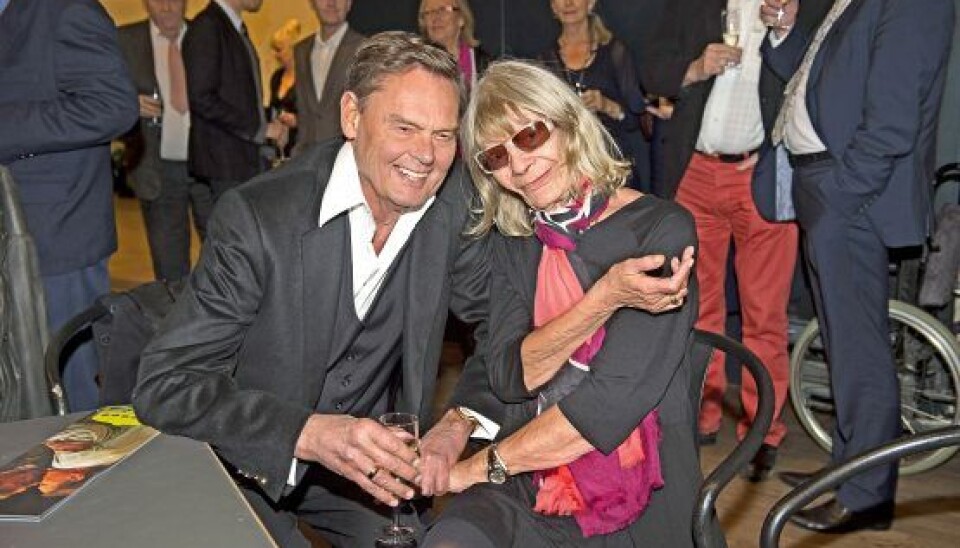 Gitte var med til at fejre Ulf på hans 75-års fødselsdag for halvandet år siden, og gennem 46 år fejrede de mange festlige stunder sammen. (Foto: Sisse Stroyer)