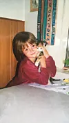 Hvem er denne lille dyreelsker?.... (Foto: Privat)