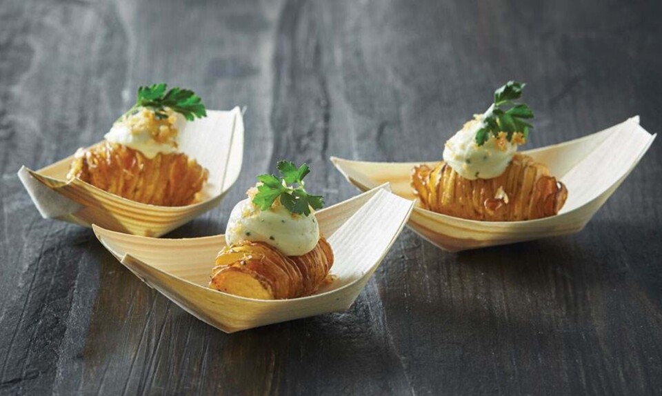 Hasselback kartofler med bearnaise