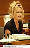5/9/97 Los Angeles, Ca Pamela Anderson In Court Fighting A 5 Million Dollar Lawsuit (Photo By Pool/Getty Images)