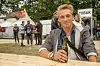 Andreas Jessen havde i år besluttet sig for at overnatte på Roskilde Festivalen og skulle derfor være der hele ugen. – Når festivalen er slut, skal jeg i sommerhus med min søn og noget af familien. Det bliver hyggeligt, lød det fra skuespilleren. (Foto: Michael Stub)