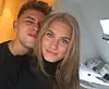 Mathilde og kæresten Oliver (Foto: Privat)