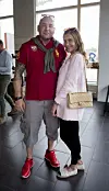 Kim Novaa, bedre kendt som Botoxkongen, og kæresten Natasha medvirkede i sammen sæson som Richard. (Foto: Malene Porup)