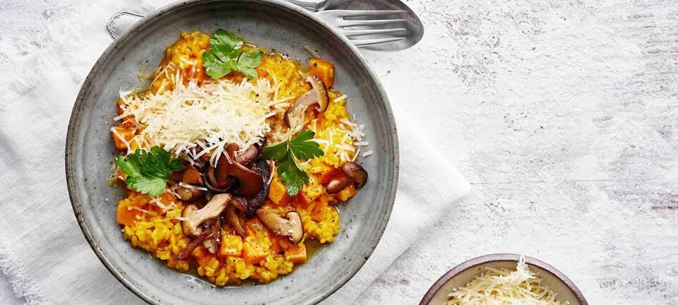 Vegansk safranrisotto