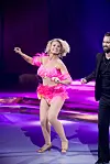 Jesper Dahl alias Jokeren og Mie Martha Moltke i en Salsa (Foto: Anthon Unger)