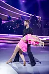Jesper Dahl alias Jokeren og Mie Martha Moltke i en Salsa (Foto: Anthon Unger)