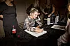 Der blev skrevet autografer og taget billeder med de interesserede fans. (Foto: Malene Porup)