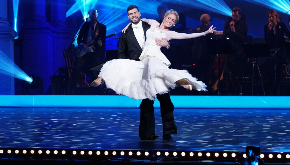 Karina Frimodt deltager som professionel danser i ”Vild med dans” for 8. gang. Her i sidste sæson, hvor hun dansede med håndboldspiller Daniel Svensson (Foto: Janus Nielsen)