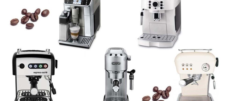 Disse 5 espressomaskiner sælger bedst hos KitchenOne.dk