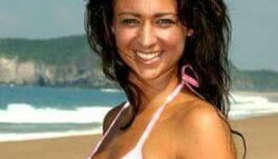 Mette, da hun deltog i 'Paradise Hotel' sæson 7 (Foto: TV3)