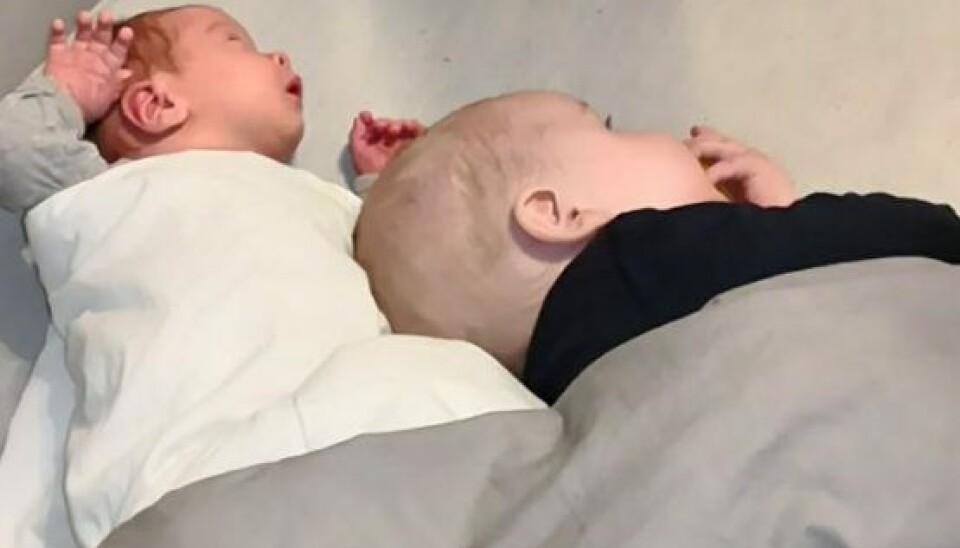 Der er kun ét år og fire dage mellem Mika og Cody. (Foto: Privat)