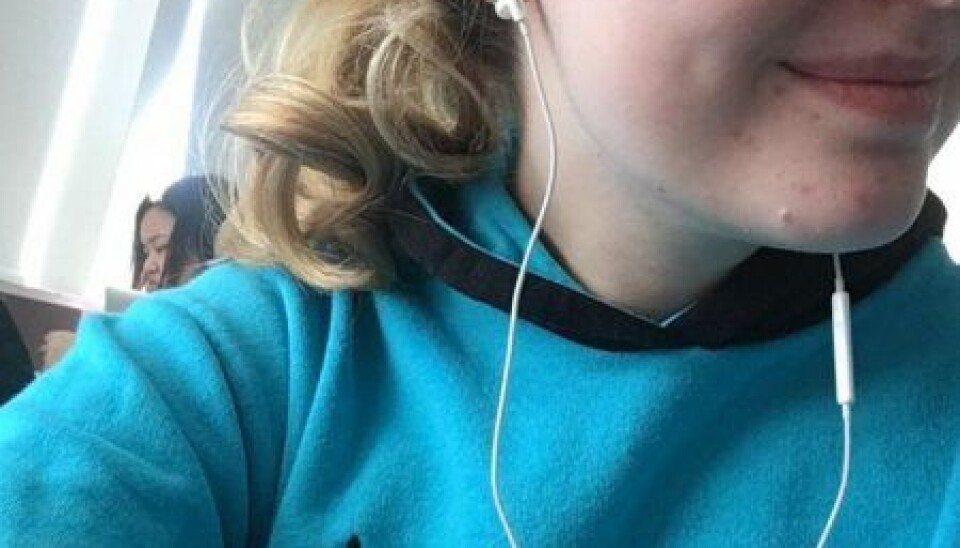 Rachel med det nye, lyse hår (Foto: Privat)