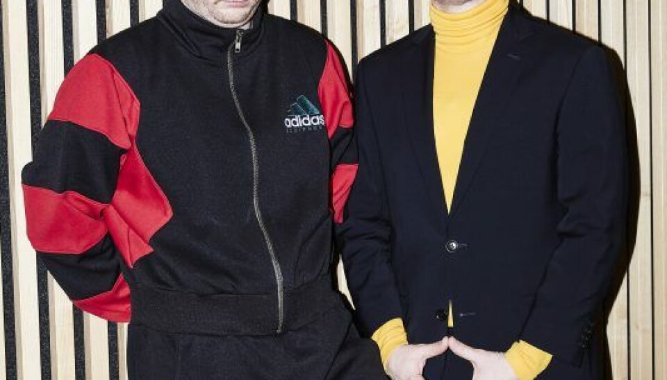 Brødrene Mads og Anders Uhl står bag serien 'Wuf og Worldman'. (Foto: Nikolaj Thaning Rentzmann)