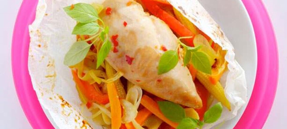 Kylling & grønt i pakke