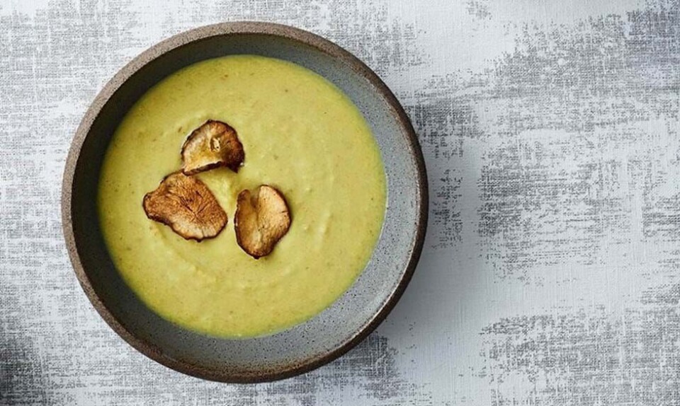 Jordskokkesuppe med kartofler og bacon