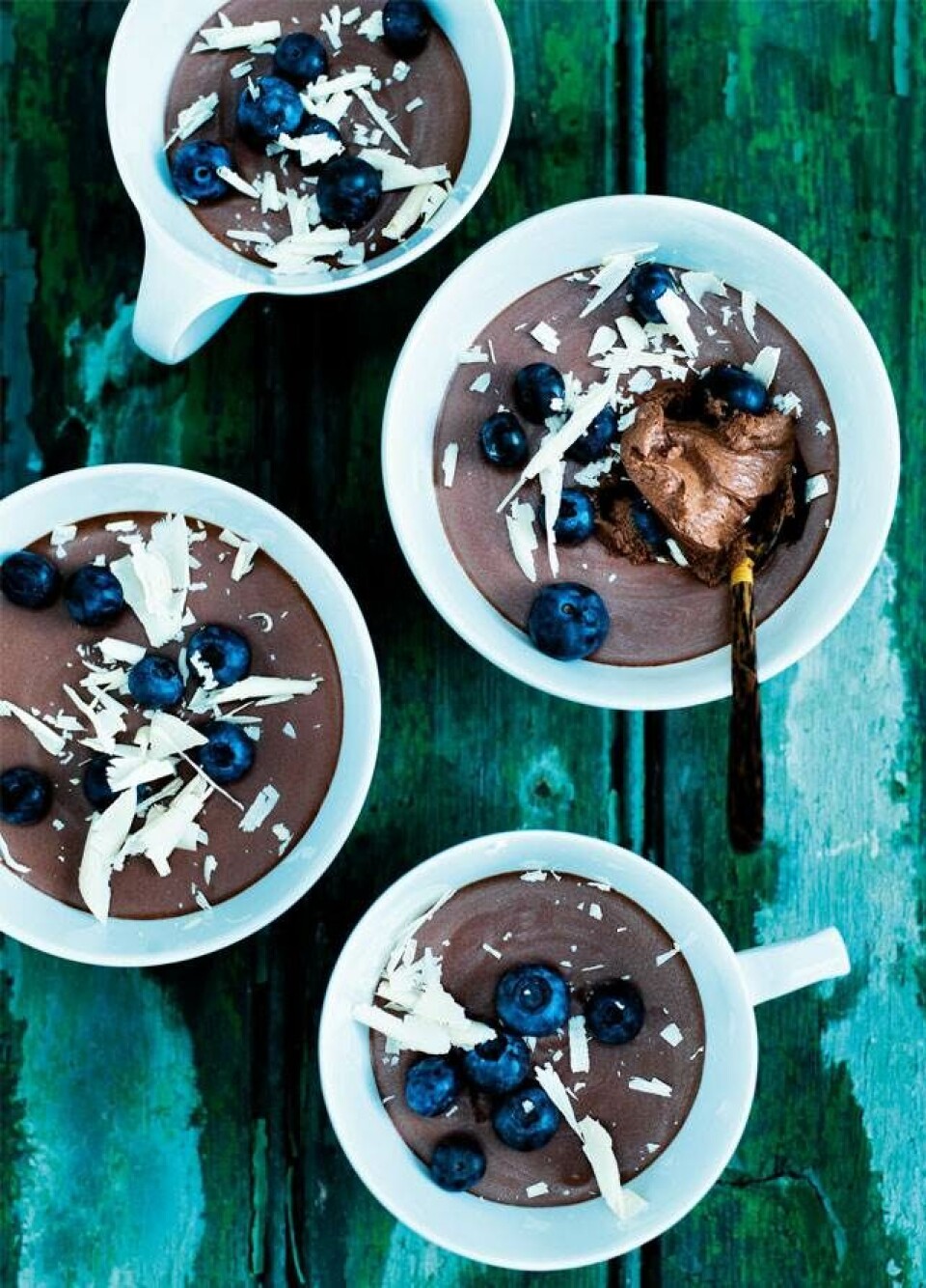 Hjemmelavet luftig chokolademousse