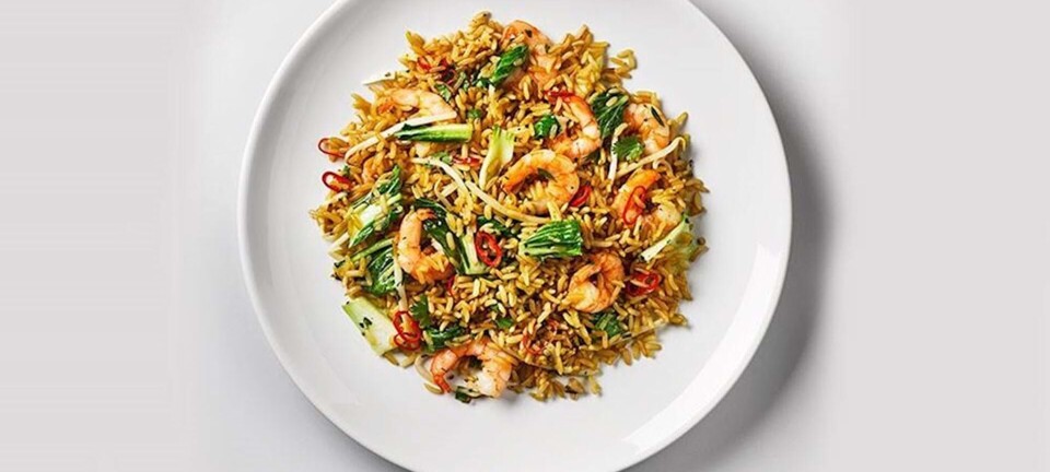 Rejer med ingefær og soja