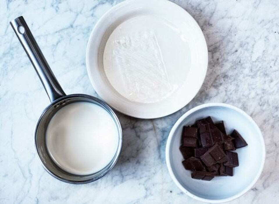 Hjemmelavet luftig chokolademousse