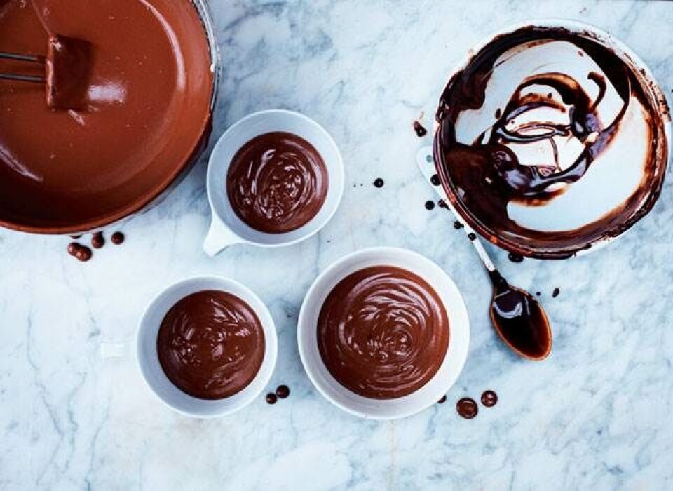 Hjemmelavet luftig chokolademousse