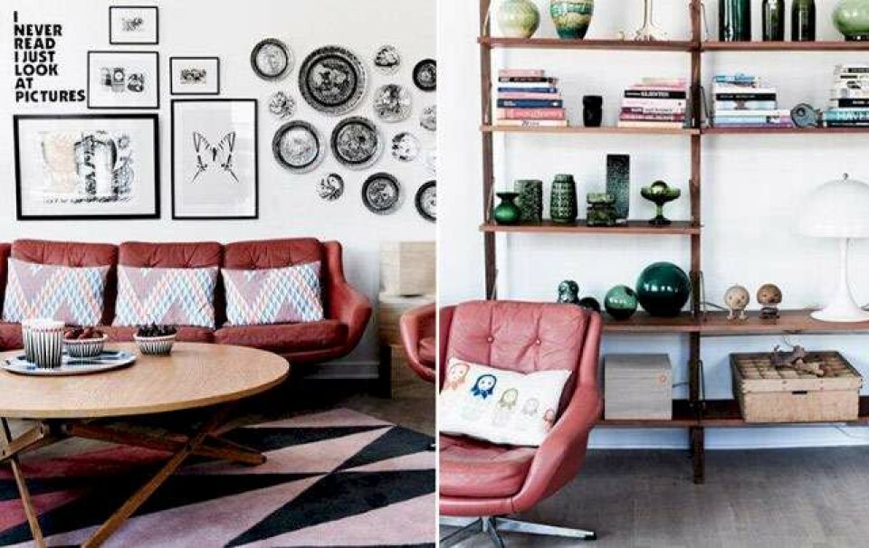 Bolig med farver og originale løsninger