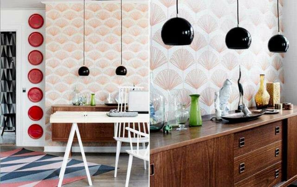 Bolig med farver og originale løsninger