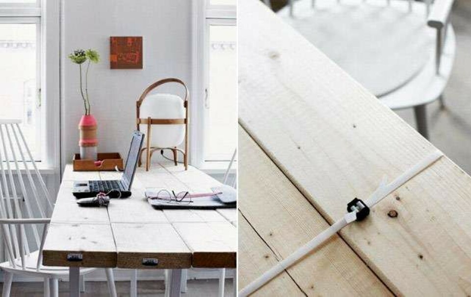 Bolig med farver og originale løsninger