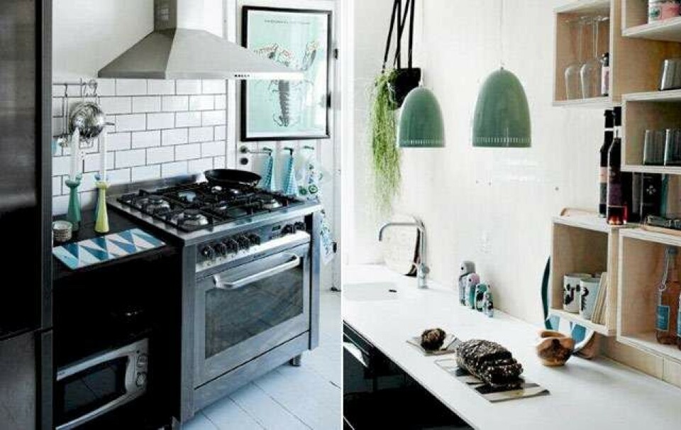 Bolig med farver og originale løsninger