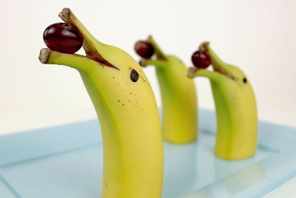 5 søde banan snacks ungerne vil elske