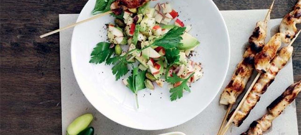 Hot & hurtig aftensmad: Kyllingekebab