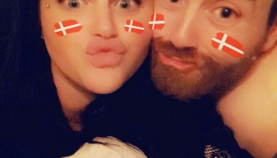 Nanna og Stefan fra 'De unge mødre' (Foto: Privat)