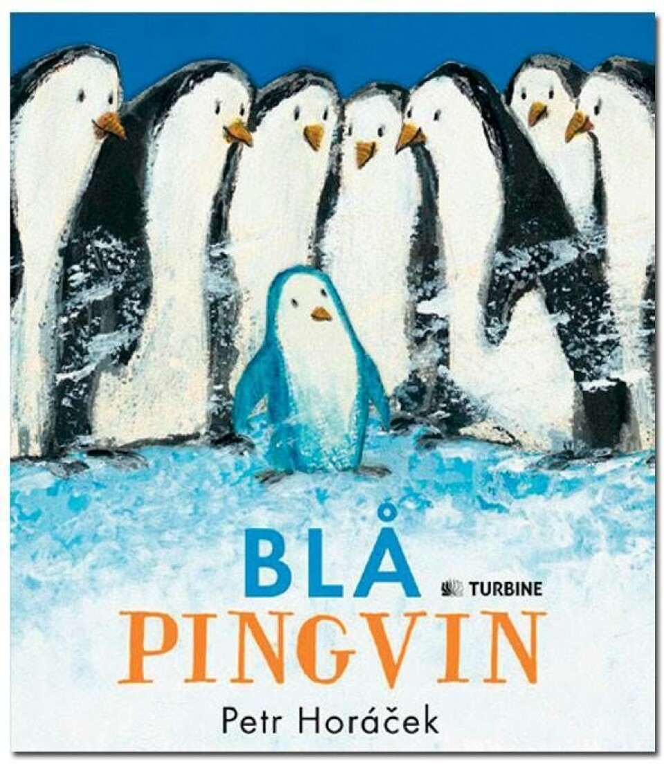 Blå pingvin af Petr Horácek, Turbine, 270 kr.