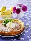 Skøn citrontærte med hjemmelavet creme