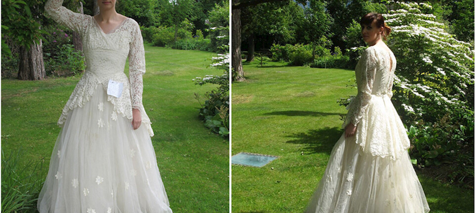 Den flotteste genbrugs-brudekjole med den fineste historie