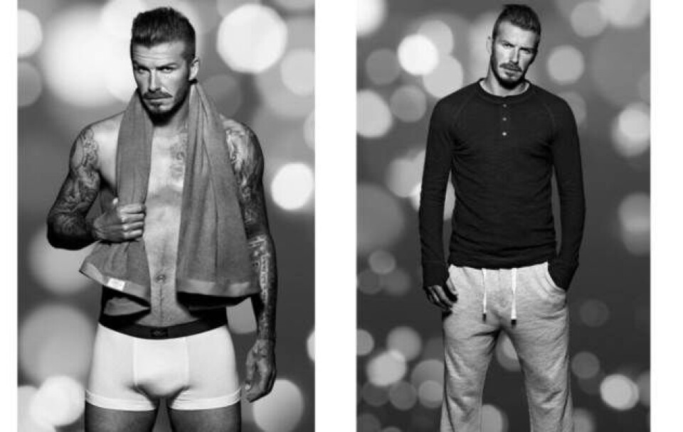Beckham smider tøjet til jul