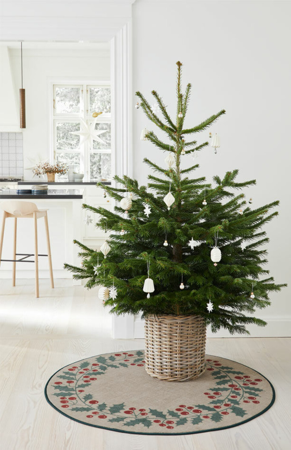 Holly juletræstæppe Garant