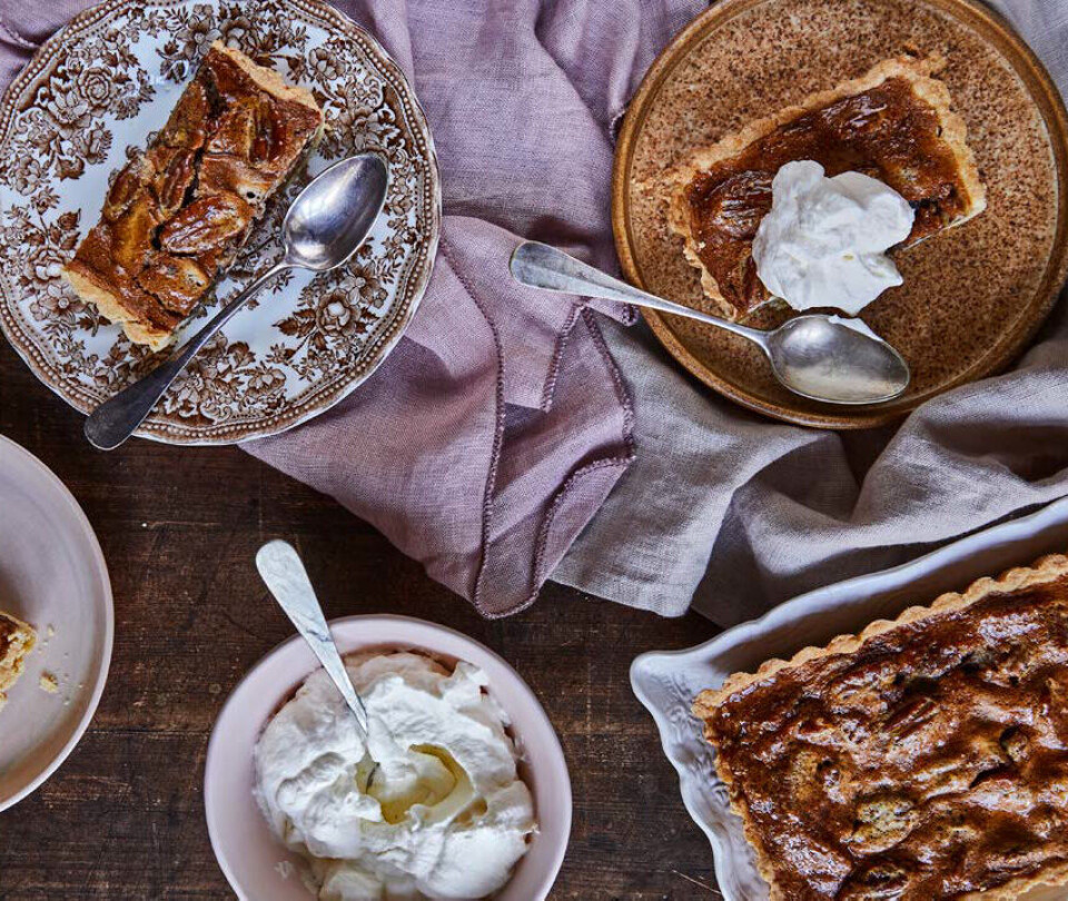 Lækkert hjemmebag: Tærte med pecannødder