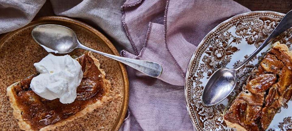 Lækkert hjemmebag: Tærte med pecannødder