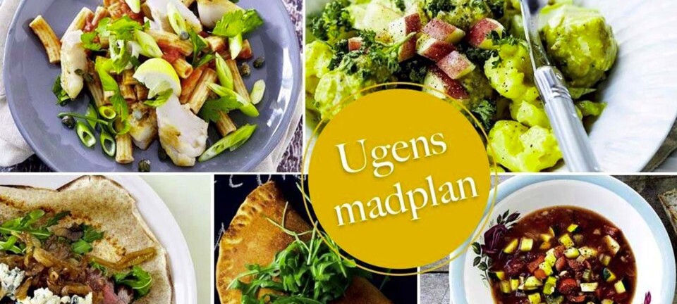 Lækker minestronesuppe, hurtig calzone & madpandekager: Her er ugens madplan til dig
