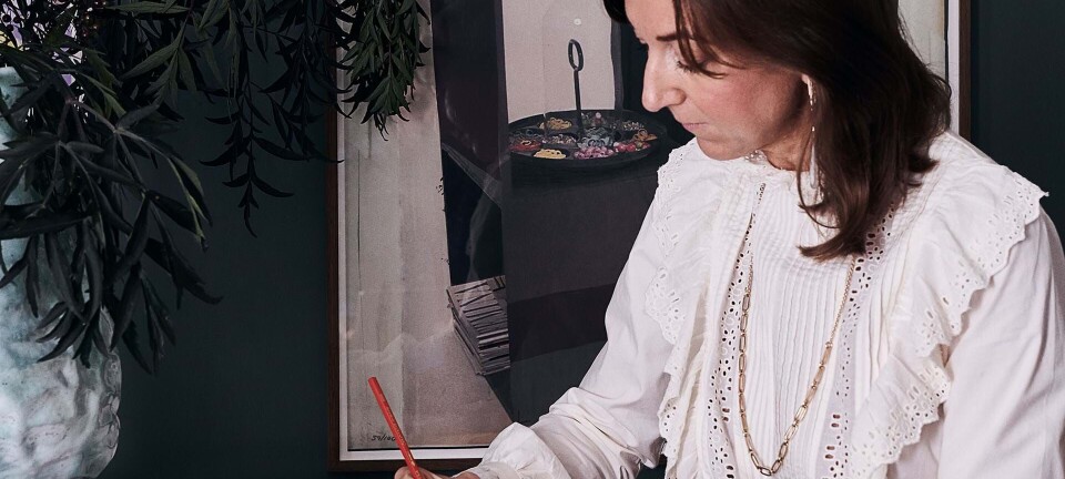 Hos Rebekka Notkin er køkkenet specialfremstillet, men grebene er originale og fra samme tid som huset