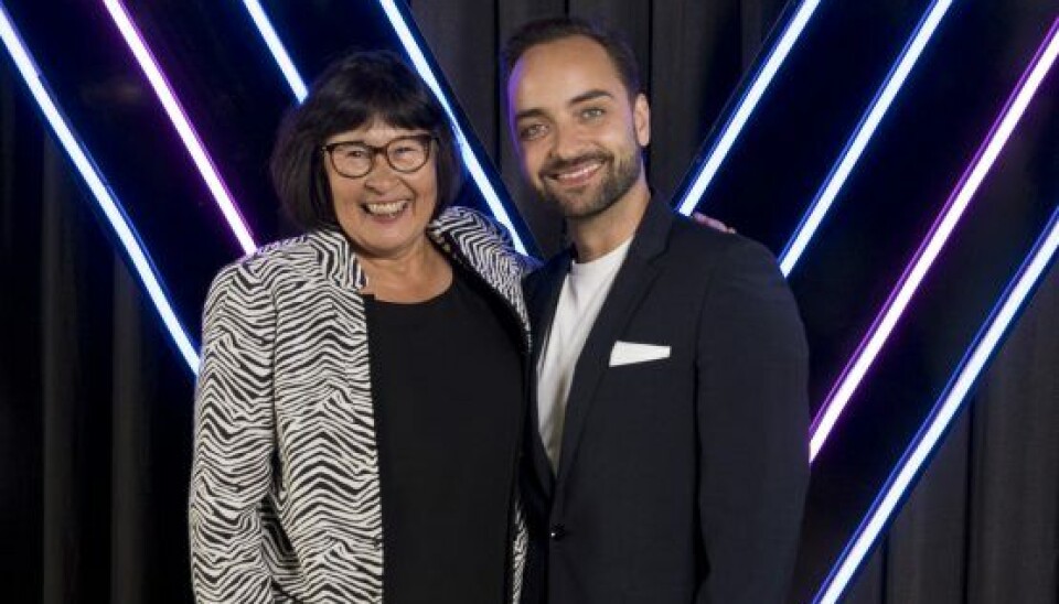 'Bagedyst'-Rosa står godt til sin nye dansepartner i 'Vild med dans', den kyndige Esbern Syhler-Hansen. (Foto: Lars E. Andreasen)