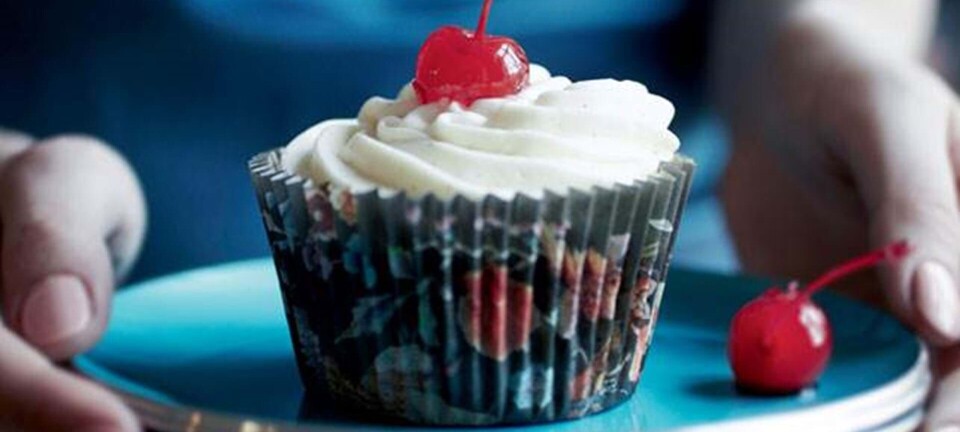 Mandelmuffins med citronfrosting