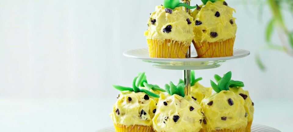 Ananas-cupcakes