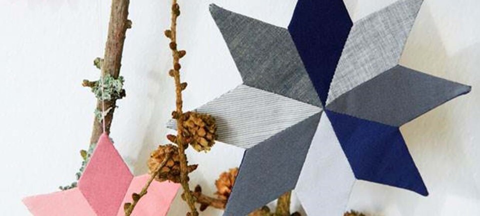 Julepatchwork: Flot stjerneophæng