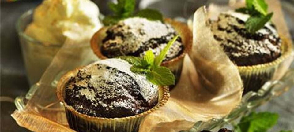 Chokolademuffin med overraskende fyld