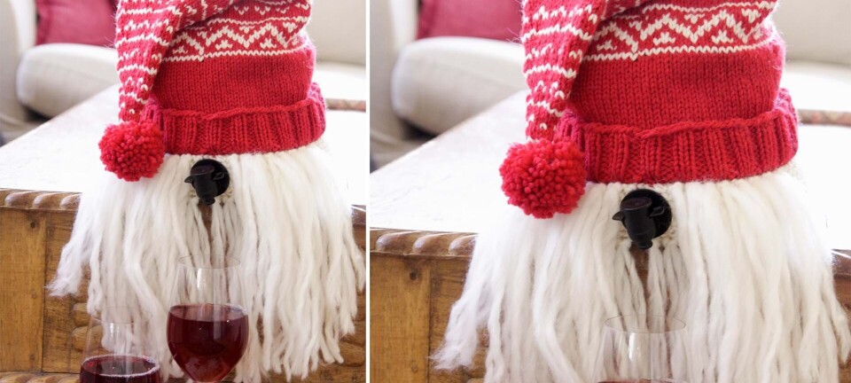 Strik en nissehue til din bag in box