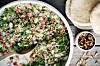 Vintertabbouleh med grønkål og granatæble