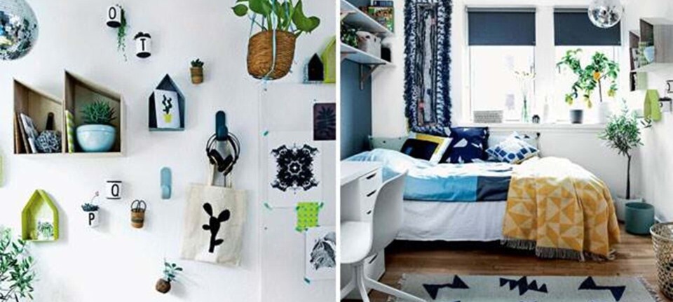 'Tweenager' drengeværelse med havestemning