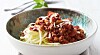 Opskrift: Squashspaghetti med bolognese