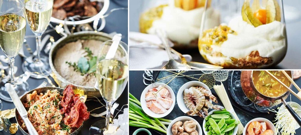 Nytårsmenu med fondue